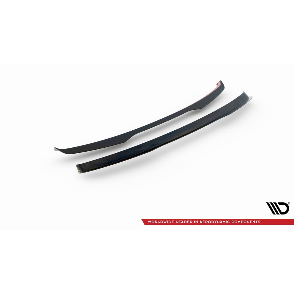 Maxton Design prodloužení spoileru pro Audi RS6 C6, černý lesklý plast ABS, Avant, r.v. 2007-2010