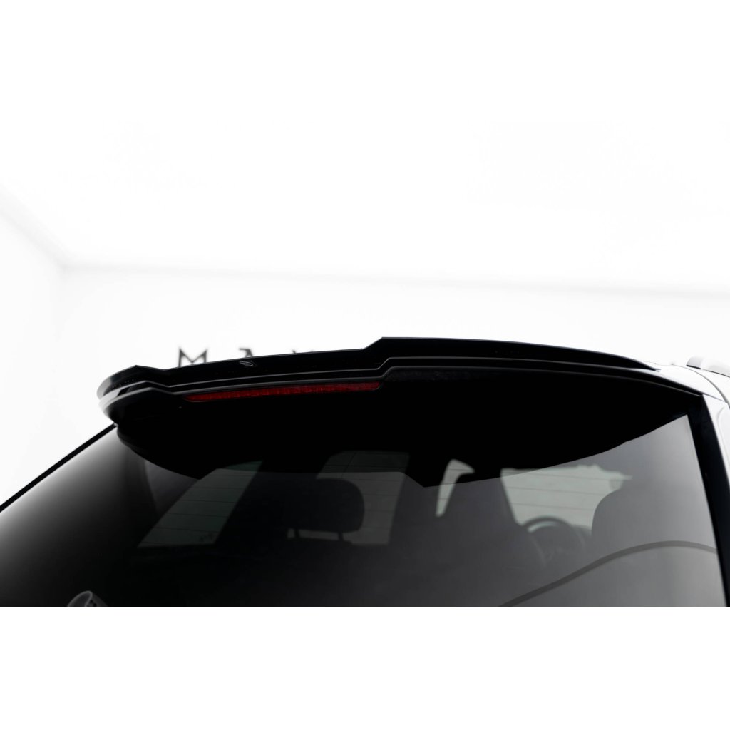 Maxton Design prodloužení spoileru pro Audi SQ7 Mk2, černý lesklý plast ABS
