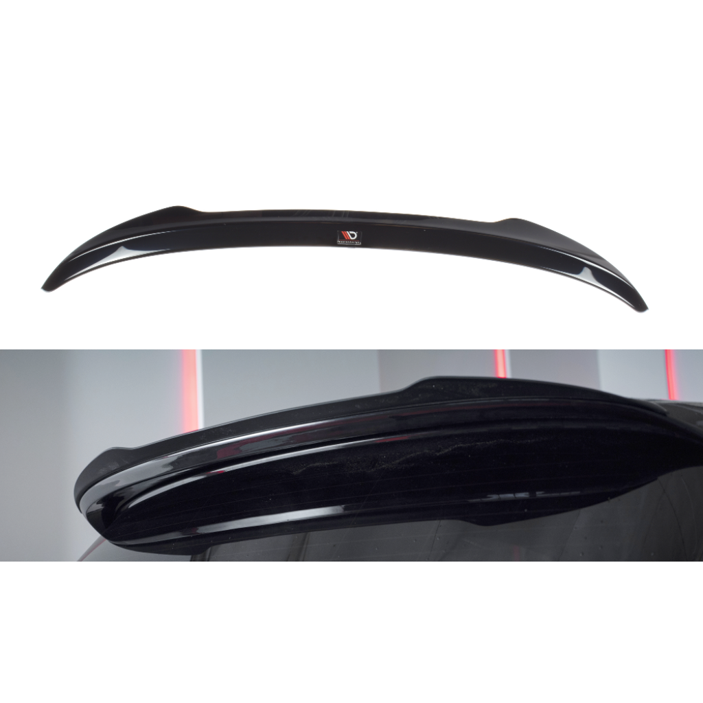 Maxton Design prodloužení spoileru pro BMW řada 1 E81, E87, černý lesklý plast ABS (Aero spoiler)