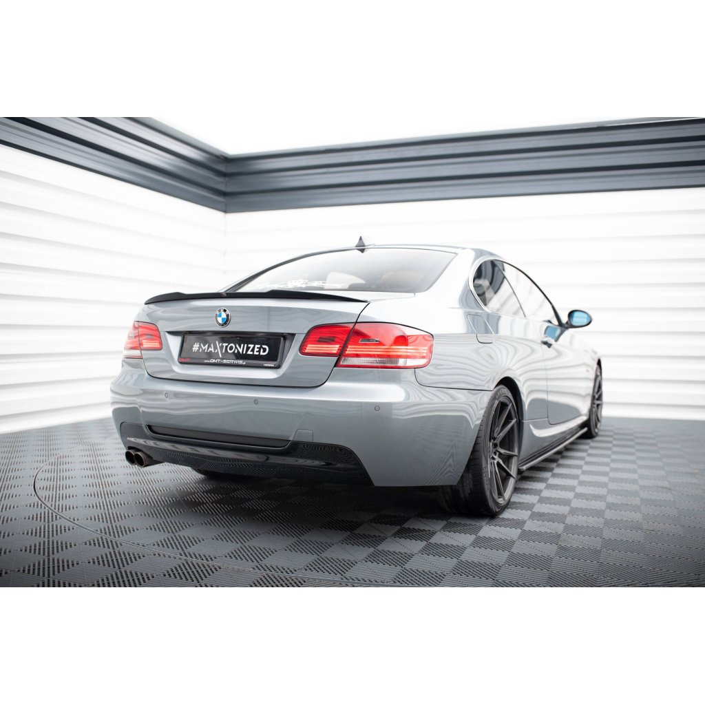 Maxton Design prodloužení spoileru pro BMW řada 3 E92, černý lesklý plast ABS