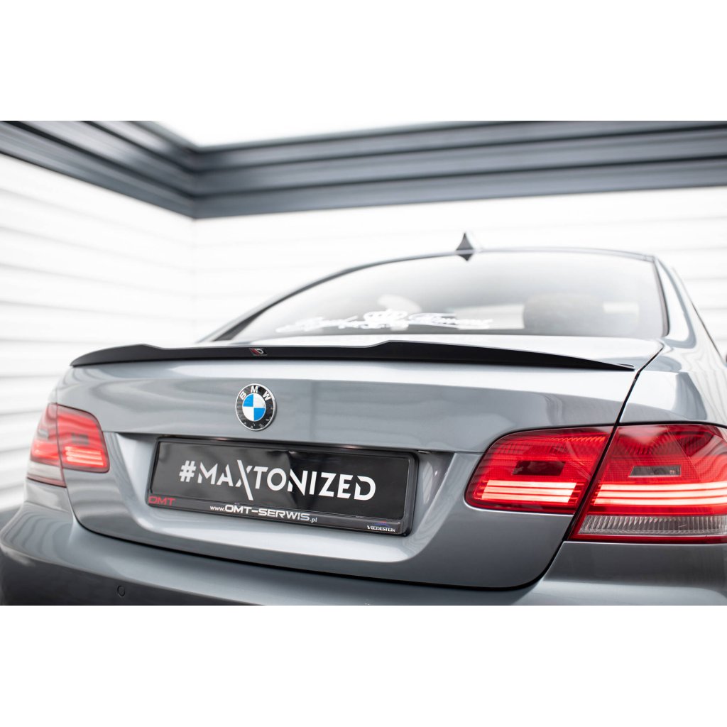 Maxton Design prodloužení spoileru pro BMW řada 3 E92, černý lesklý plast ABS
