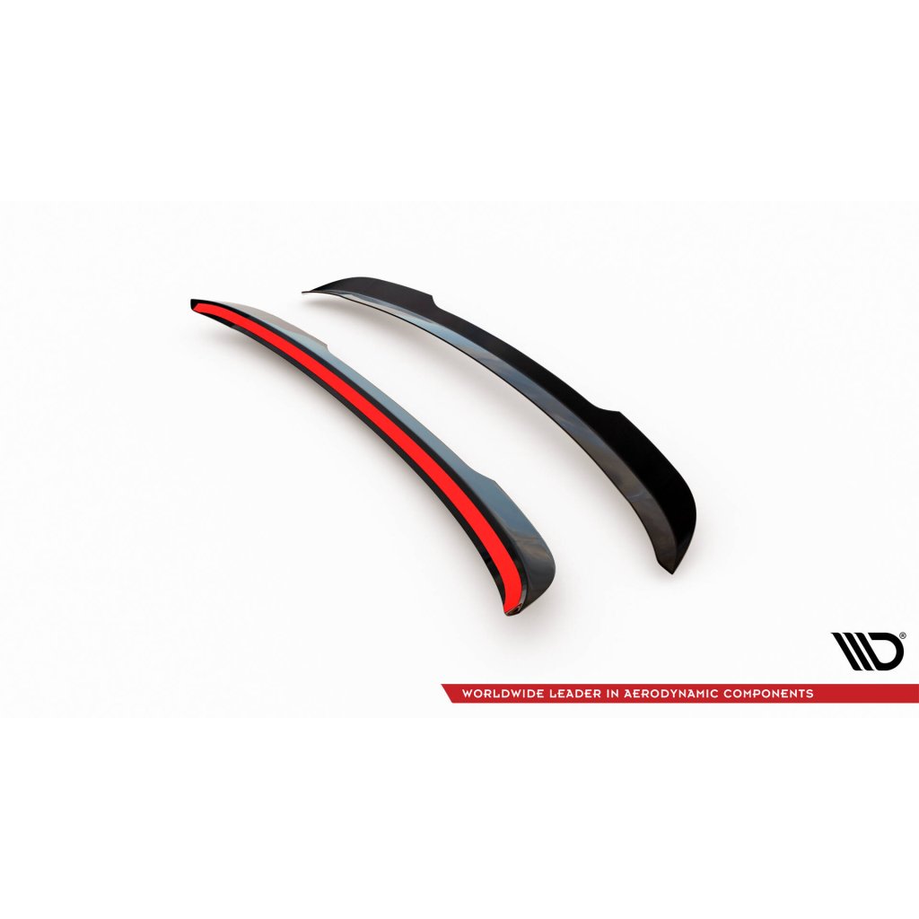 Maxton Design prodloužení spoileru pro BMW X5 E70, černý lesklý plast ABS