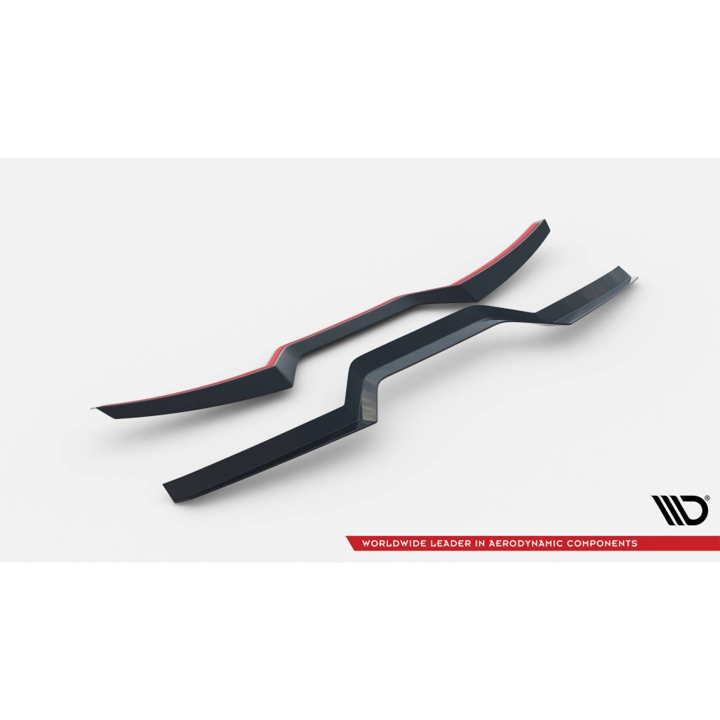 Maxton Design prodloužení spoileru pro BMW X6 G06 /M-Pack, černý lesklý plast ABS