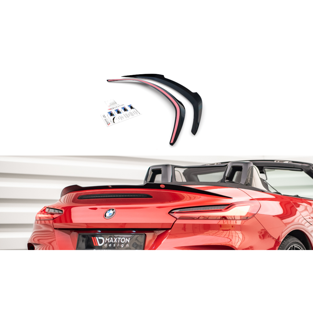 Maxton Design prodloužení spoileru pro BMW Z4 G29 /M40i, G29 /M-Pack, černý lesklý plast ABS
