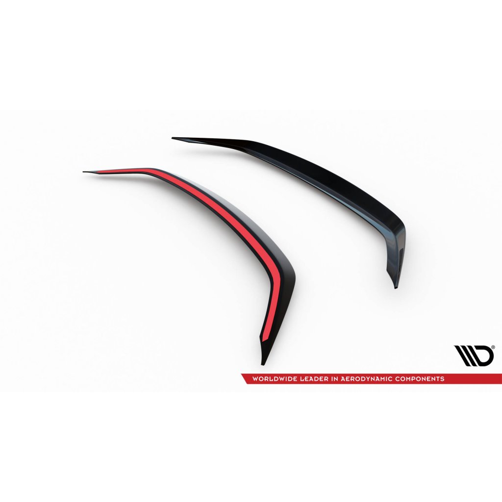 Maxton Design prodloužení spoileru pro Chevrolet Camaro SS Mk6 Facelift, černý lesklý plast ABS