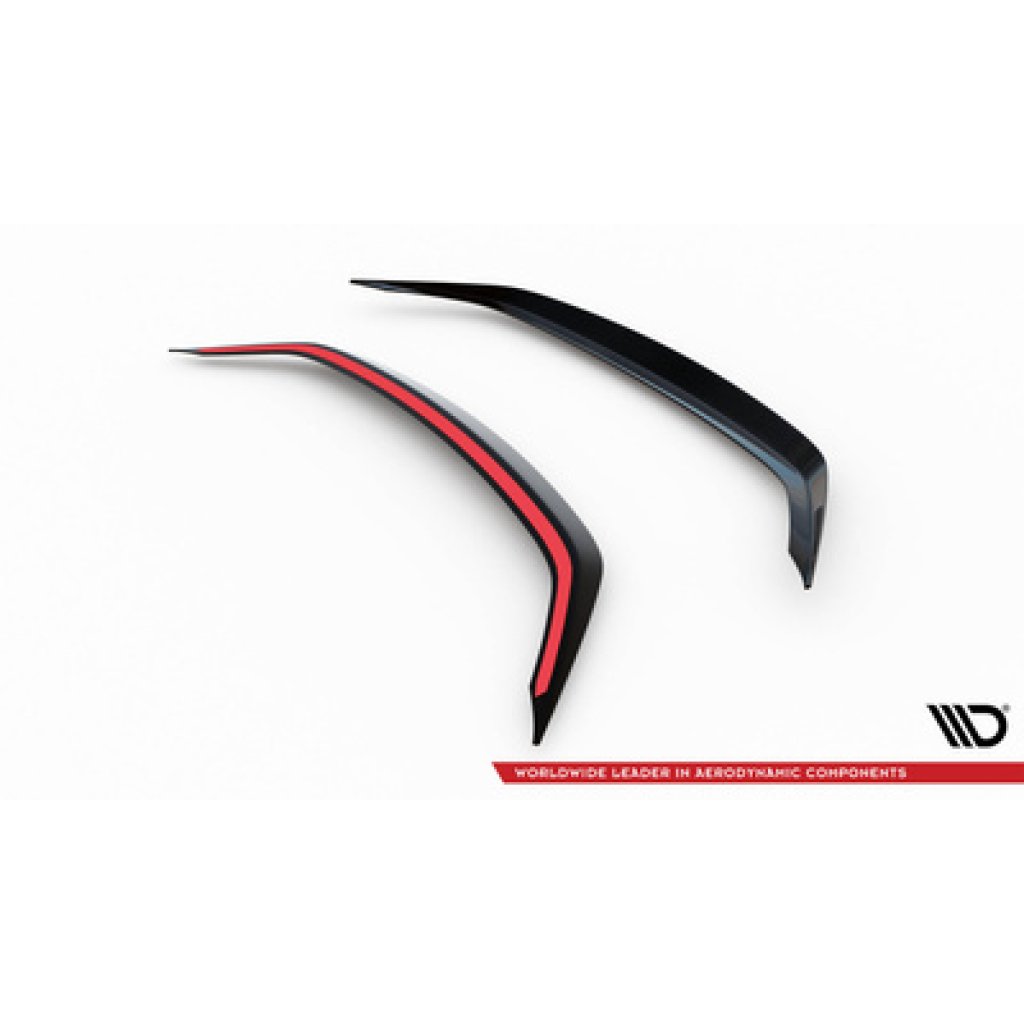 Maxton Design prodloužení spoileru pro Chevrolet Camaro SS Mk6 Facelift, černý lesklý plast ABS
