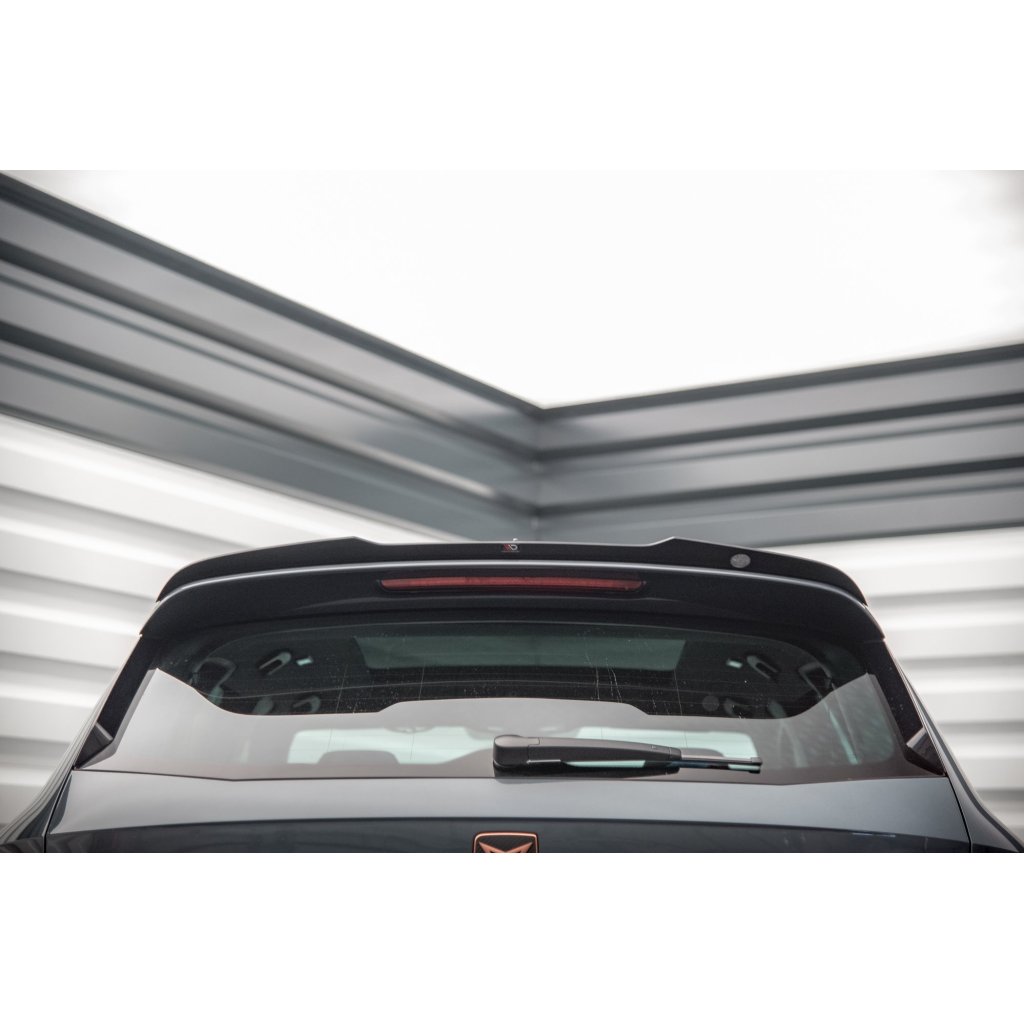 Maxton Design prodloužení spoileru pro Cupra Ateca, černý lesklý plast ABS