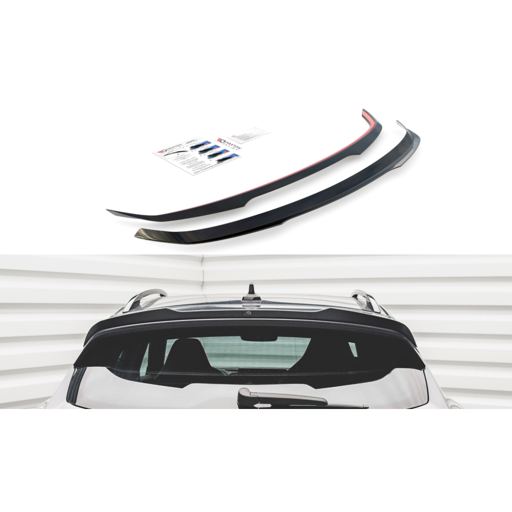 Maxton Design prodloužení spoileru pro Cupra Formentor, černý lesklý plast ABS