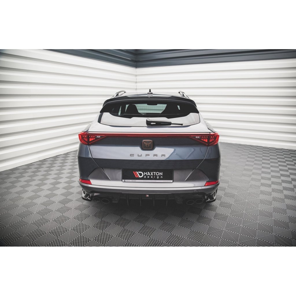 Maxton Design prodloužení spoileru pro Cupra Formentor, černý lesklý plast ABS