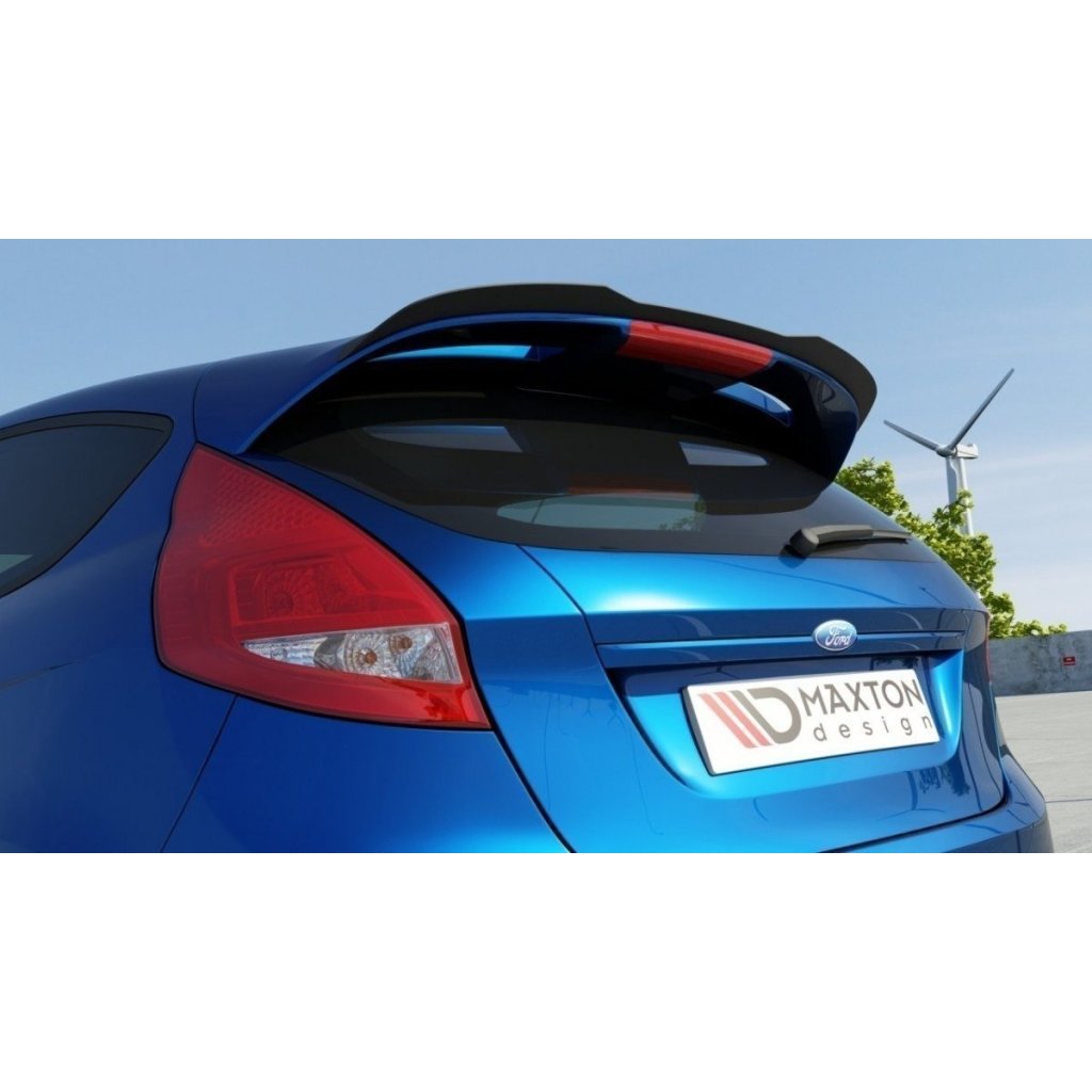 Maxton Design prodloužení spoileru pro Ford Fiesta ST Mk7 Facelift, carbon-Look, ST-Line