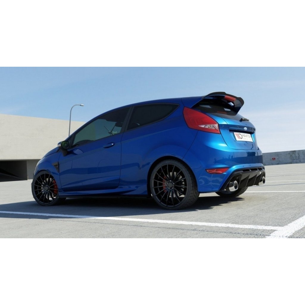 Maxton Design prodloužení spoileru pro Ford Fiesta ST Mk7 Facelift, carbon-Look, ST-Line