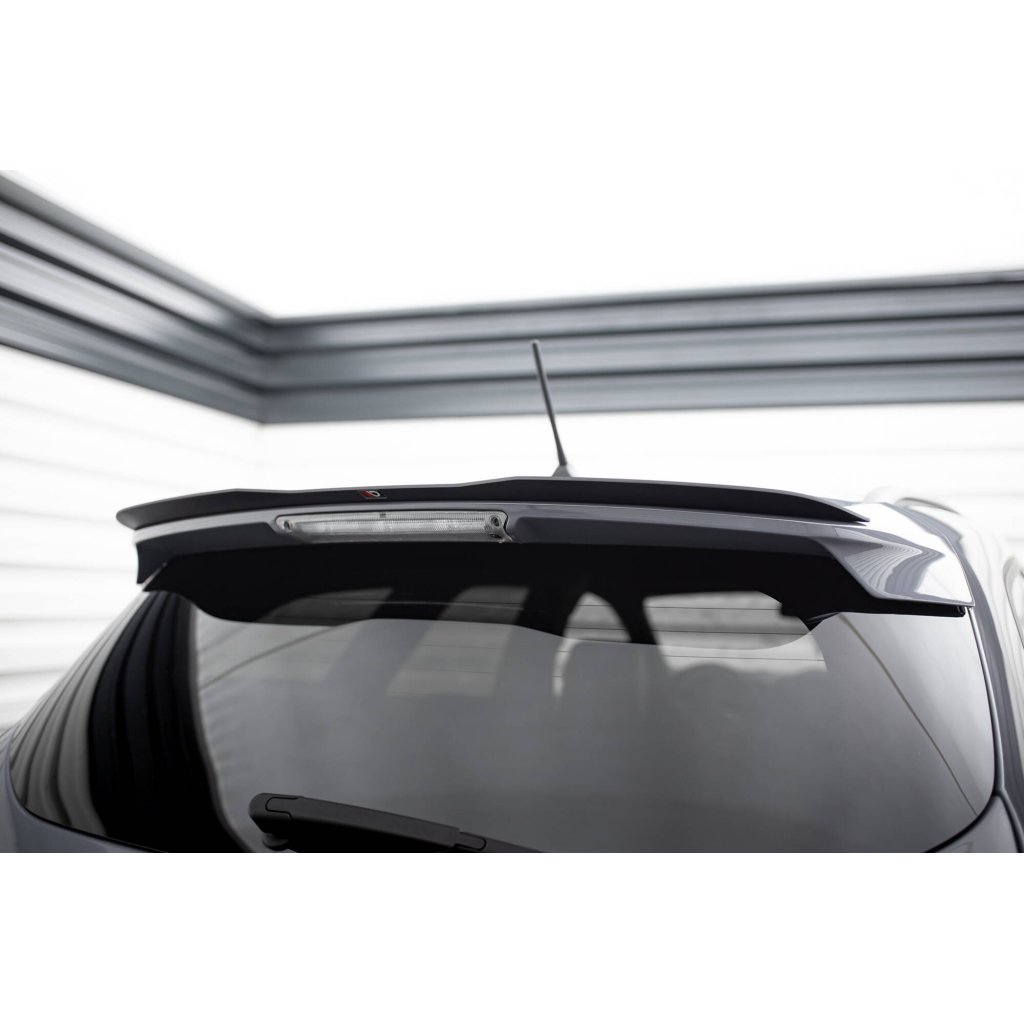 Maxton Design prodloužení spoileru pro Ford Focus ST Mk3, černý lesklý plast ABS