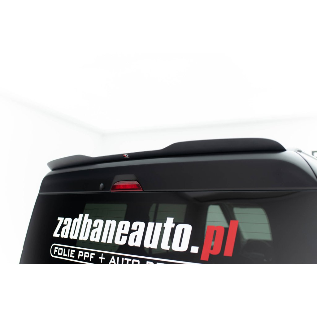 Maxton Design prodloužení spoileru pro Ford Tourneo Courier Mk2, černý lesklý plast ABS