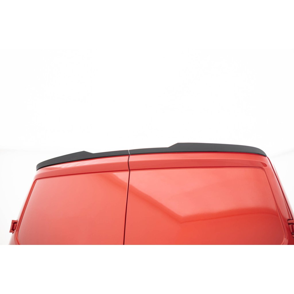 Maxton Design prodloužení spoileru pro Ford Transit Custom Mk2, černý lesklý plast ABS