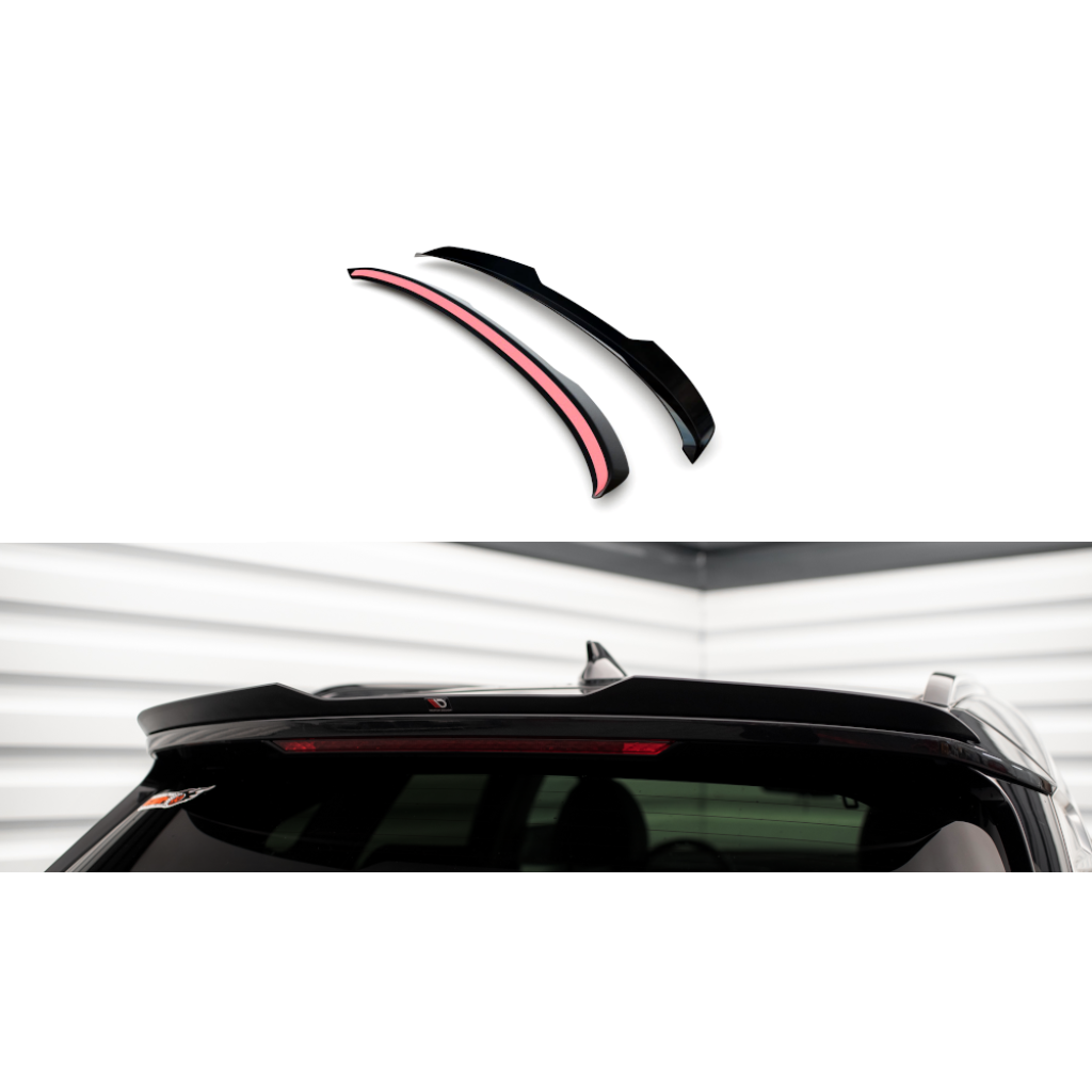 Maxton Design prodloužení spoileru pro Hyundai Tucson Mk4, černý lesklý plast ABS