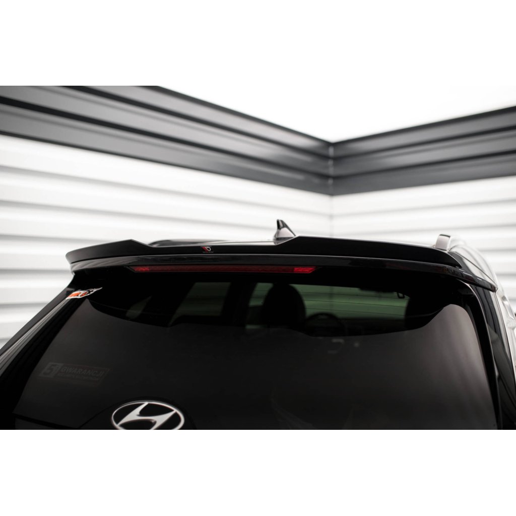 Maxton Design prodloužení spoileru pro Hyundai Tucson Mk4, černý lesklý plast ABS