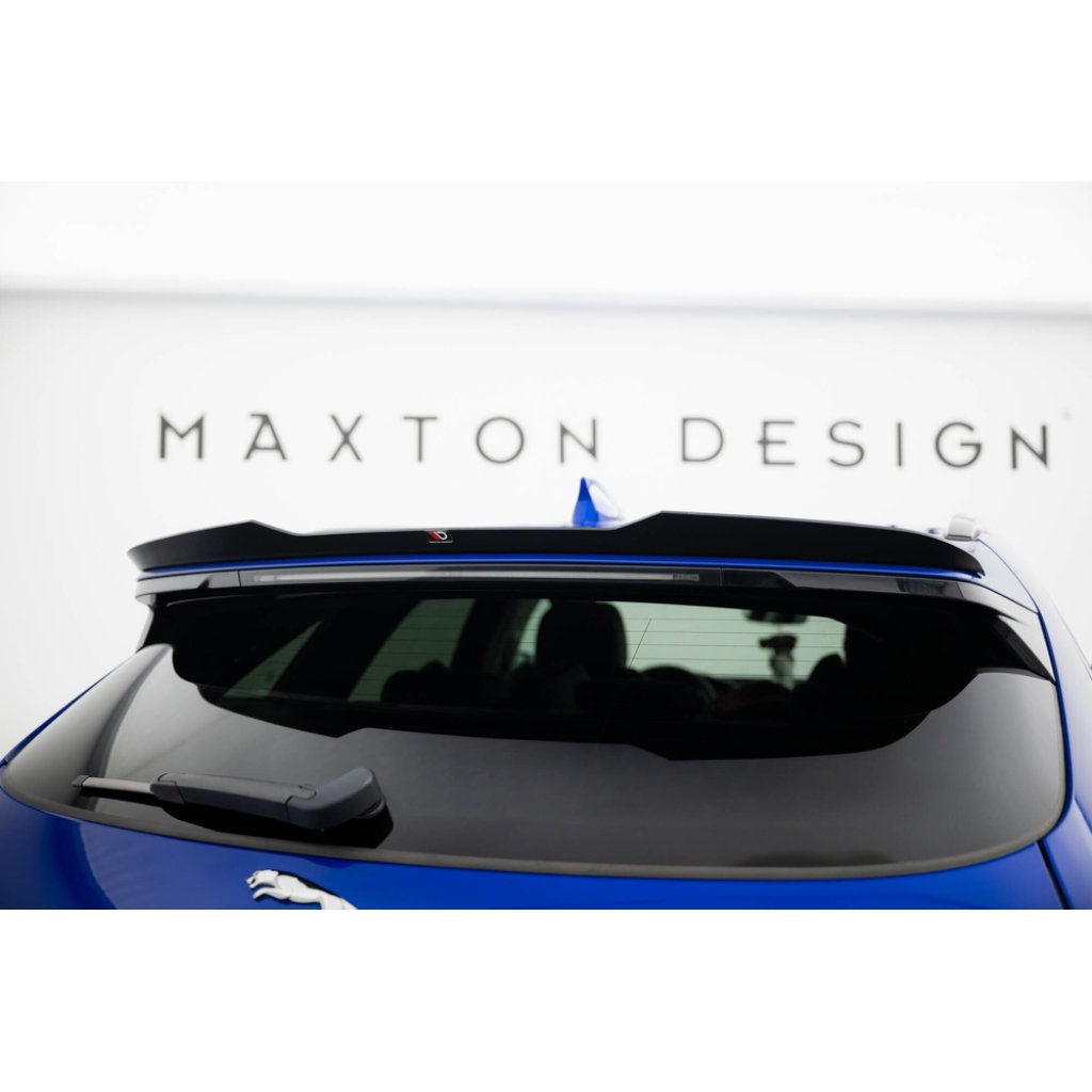 Maxton Design prodloužení spoileru pro Jaguar F-Pace R-Sport Mk1, černý lesklý plast ABS