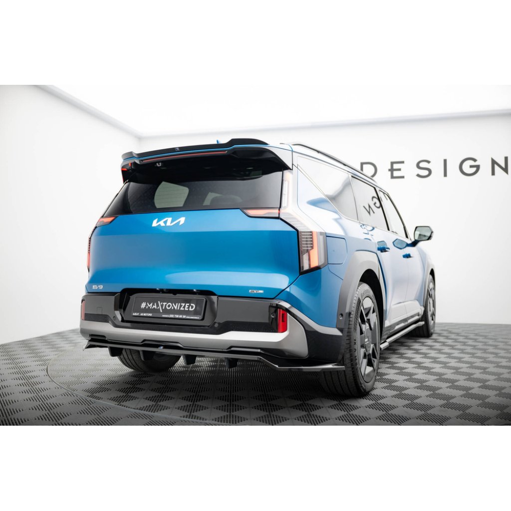 Maxton Design prodloužení spoileru pro Kia EV9 Mk1 GT-Line, černý lesklý plast ABS