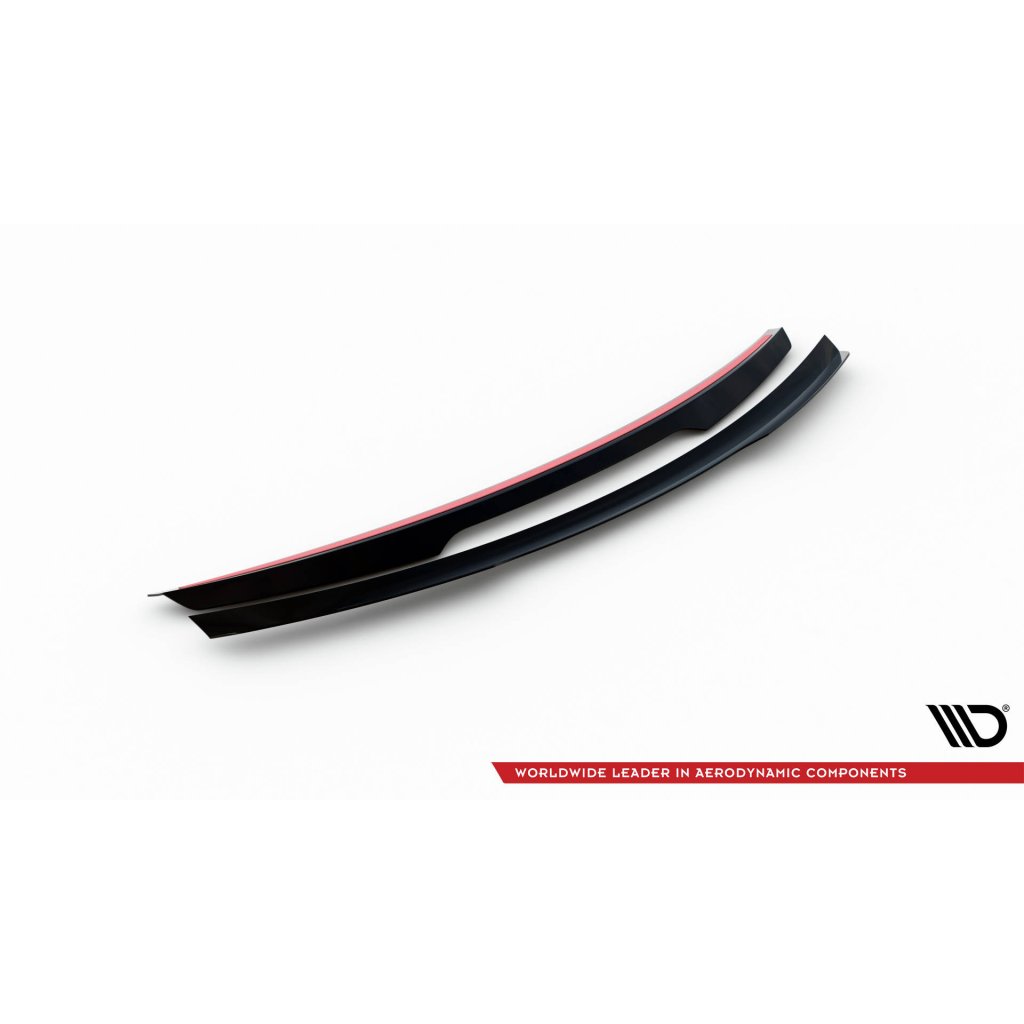 Maxton Design prodloužení spoileru pro Mercedes CLK W209, černý lesklý plast ABS, Cabriolet