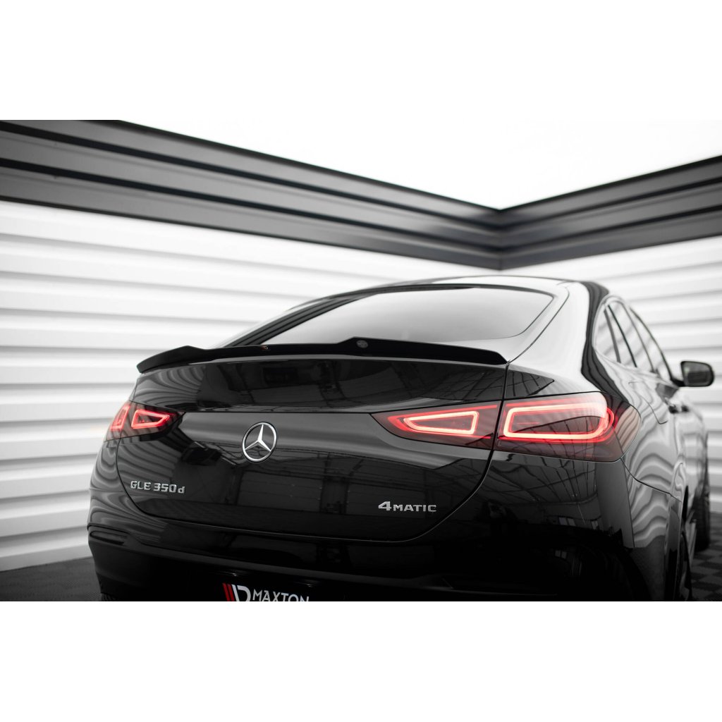Maxton Design prodloužení spoileru pro Mercedes GLE Coupe C167, černý lesklý plast ABS, AMG-Line