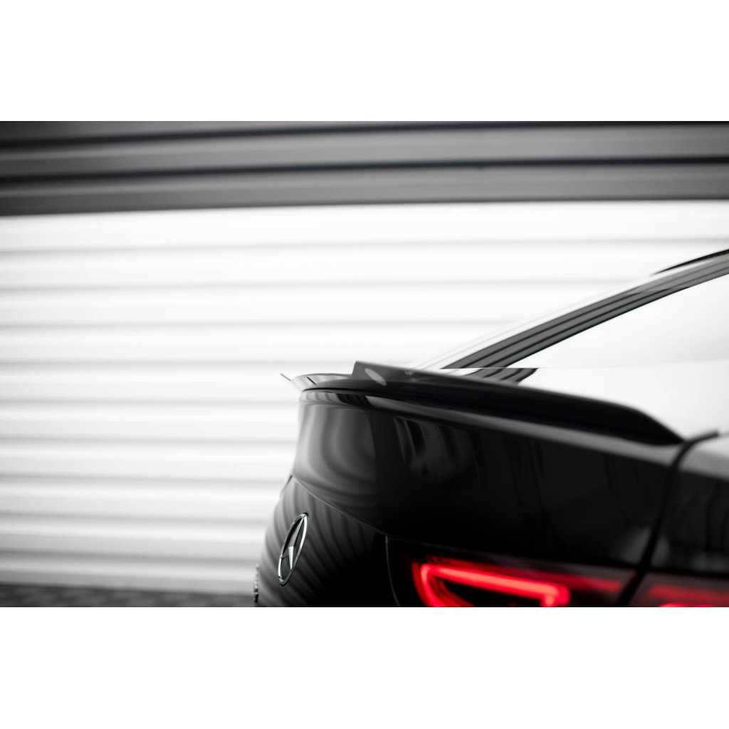 Maxton Design prodloužení spoileru pro Mercedes GLE Coupe C167, černý lesklý plast ABS, AMG-Line