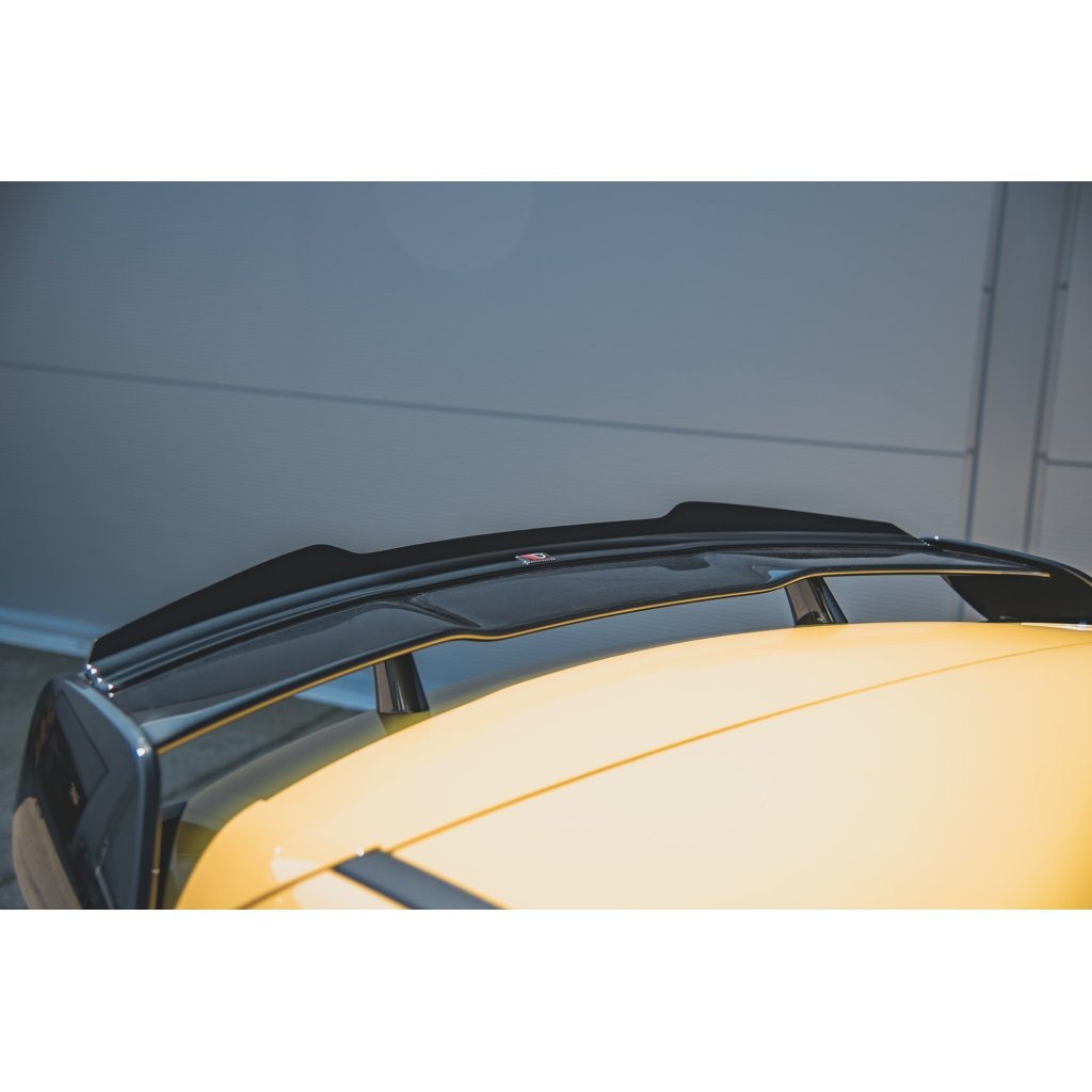 Maxton Design prodloužení spoileru pro Mercedes třída A W177 45 AMG, černý lesklý plast ABS, pouze pro Aero package