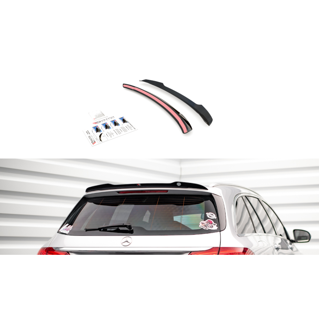 Maxton Design prodloužení spoileru pro Mercedes třída C W205/Standard, plast ABS bez povrchové úpravy