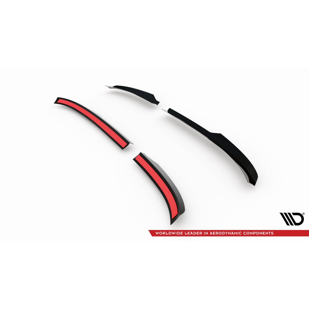 Maxton Design prodloužení spoileru pro Mercedes třída T W420, černý lesklý plast ABS