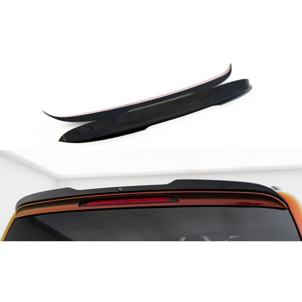 Maxton Design prodloužení spoileru pro Mercedes třída V W447F, černý lesklý plast ABS, AMG-Line