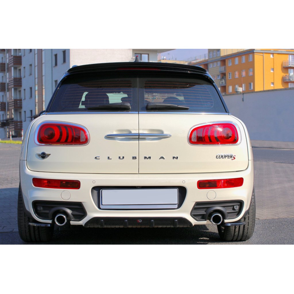 Maxton Design prodloužení spoileru pro Mini Clubman S Mk2 JCW, černý lesklý plast ABS