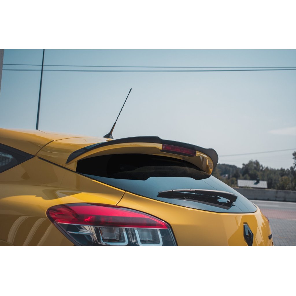 Maxton Design prodloužení spoileru pro Renault Megane RS Mk3, černý lesklý plast ABS