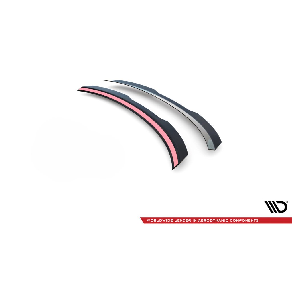 Maxton Design prodloužení spoileru pro Seat Leon Cupra Mk2, černý lesklý plast ABS