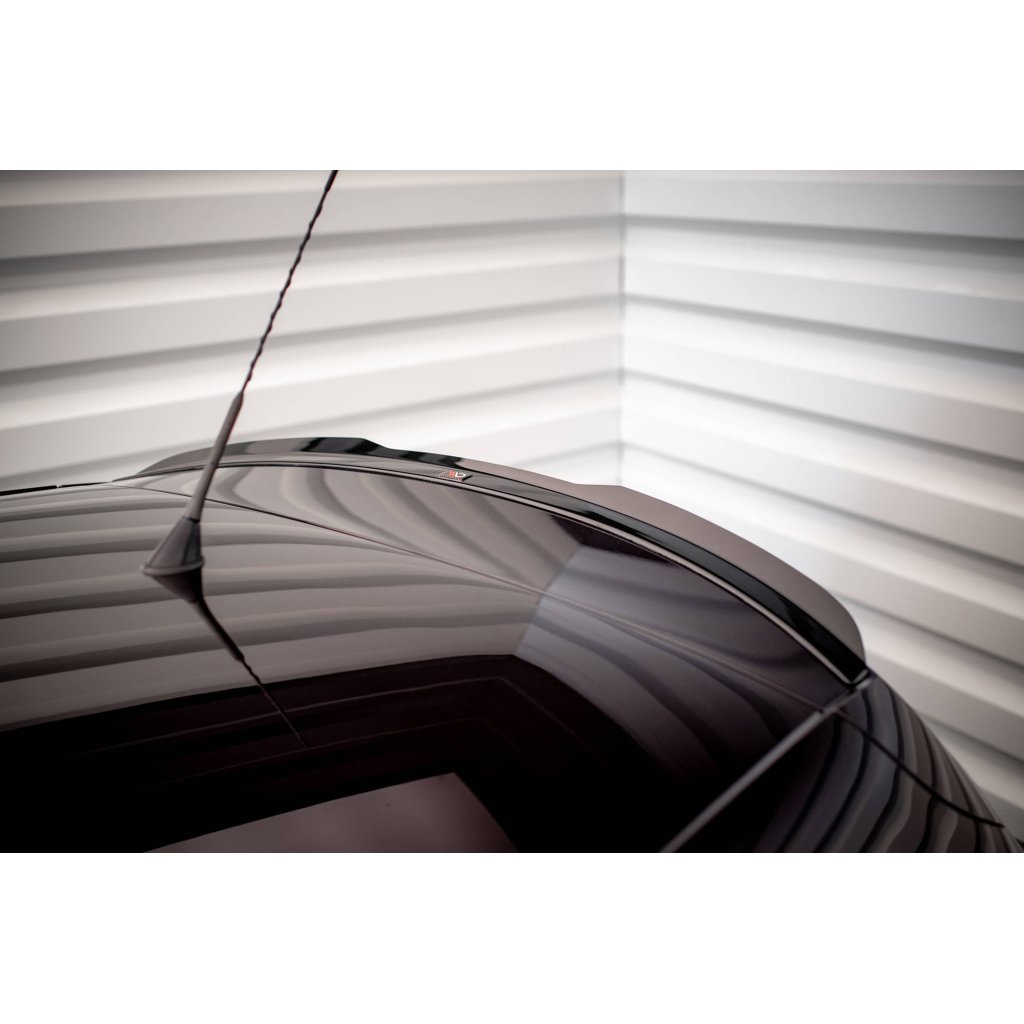 Maxton Design prodloužení spoileru pro Seat Leon Cupra Mk2, černý lesklý plast ABS