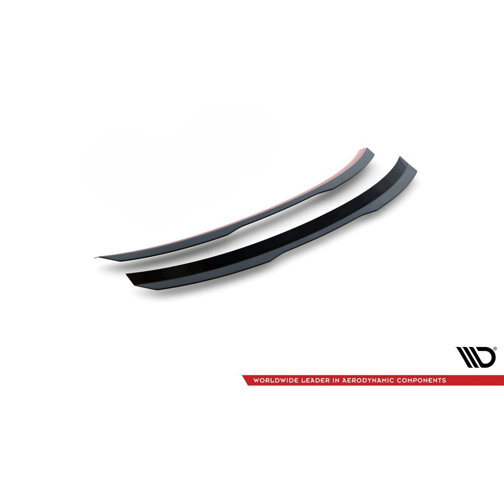 Maxton Design prodloužení spoileru pro Seat Leon Cupra Mk2, černý lesklý plast ABS