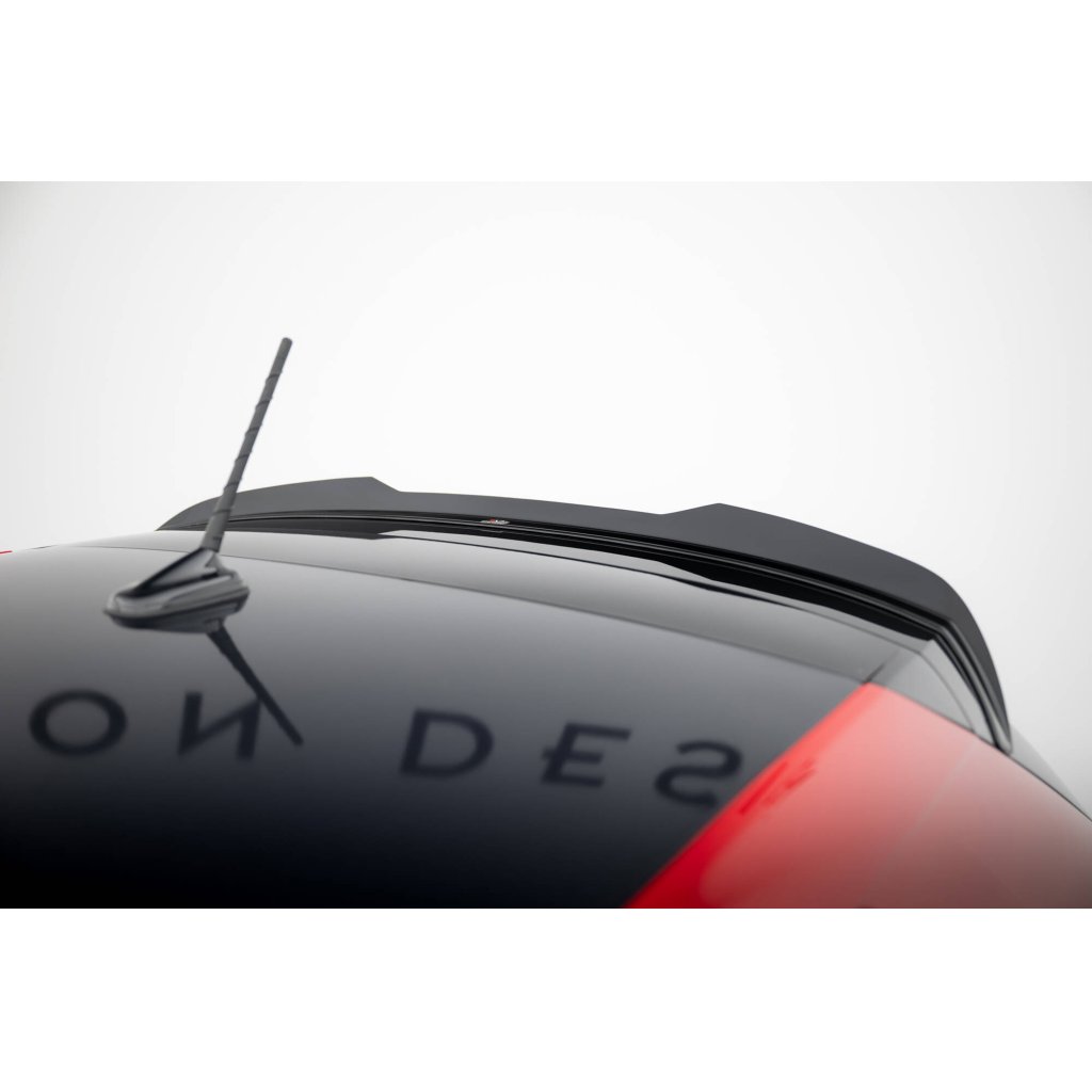 Maxton Design prodloužení spoileru pro Škoda Fabia Mk4, černý lesklý plast ABS