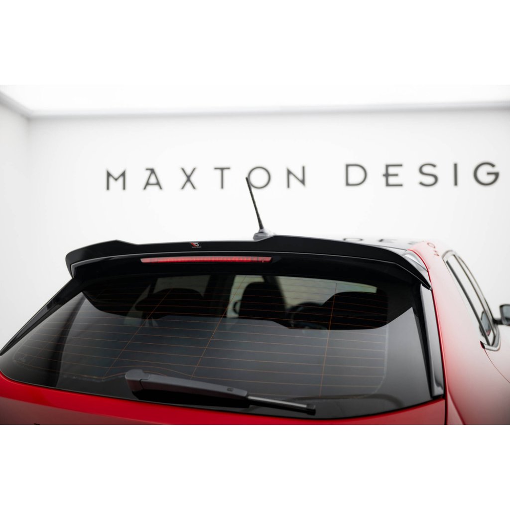 Maxton Design prodloužení spoileru pro Škoda Fabia Mk4, černý lesklý plast ABS