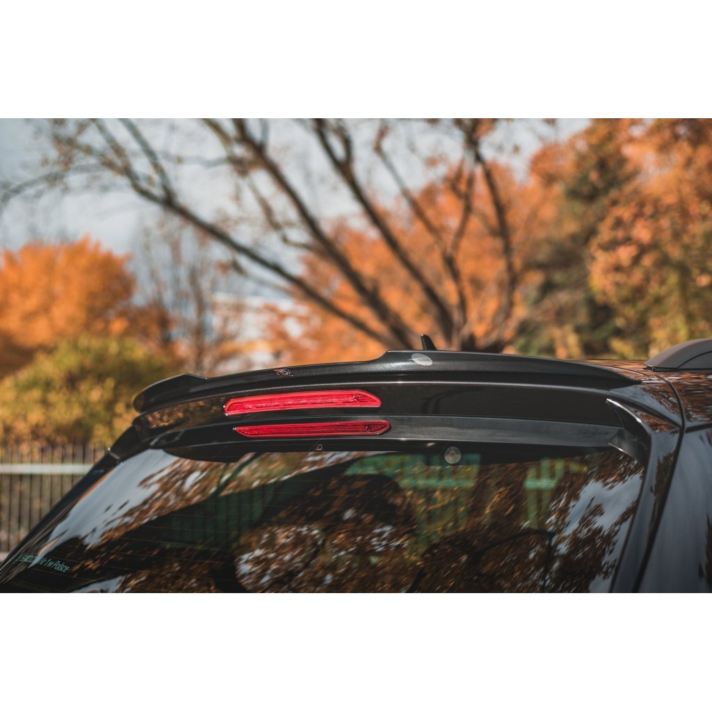 Maxton Design prodloužení spoileru pro Škoda Karoq Sportline 2017-, černý lesklý plast ABS