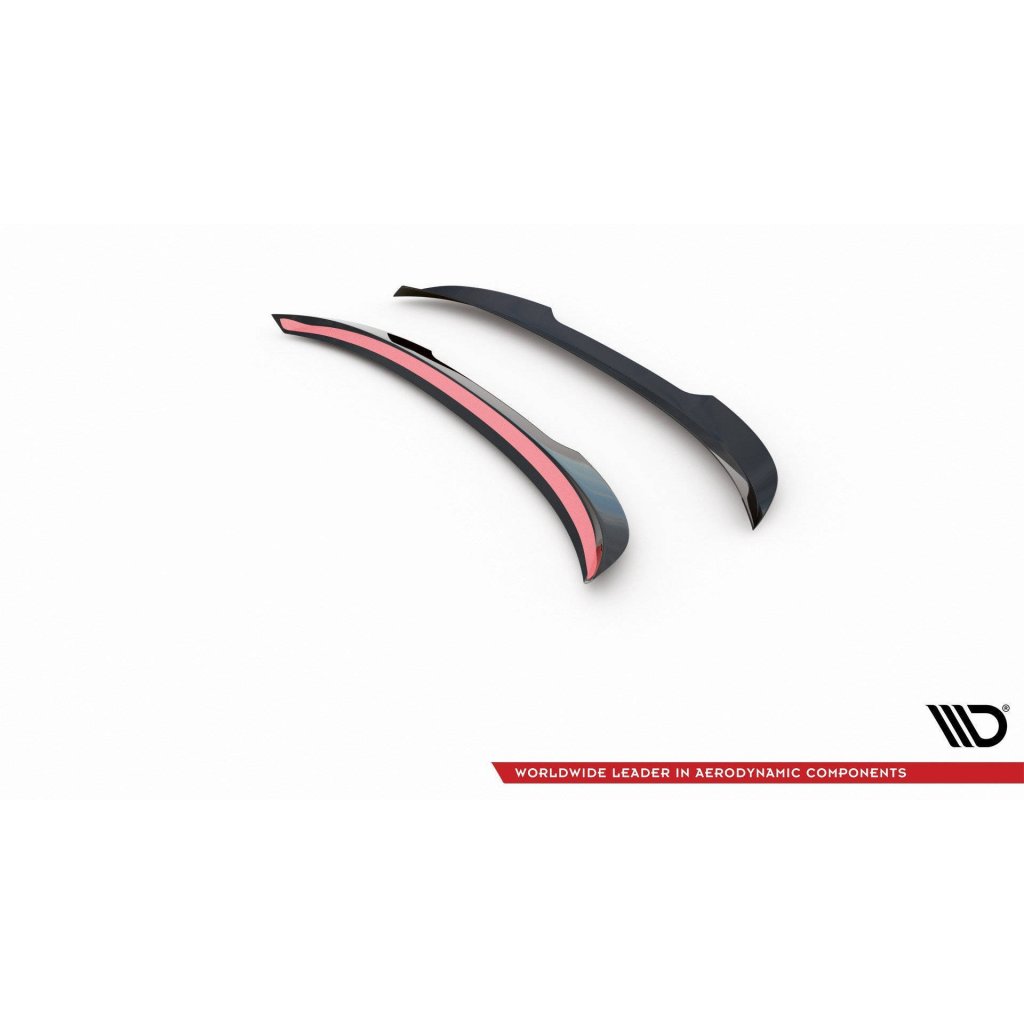Maxton Design prodloužení spoileru pro Škoda Octavia Mk4, černý lesklý plast ABS