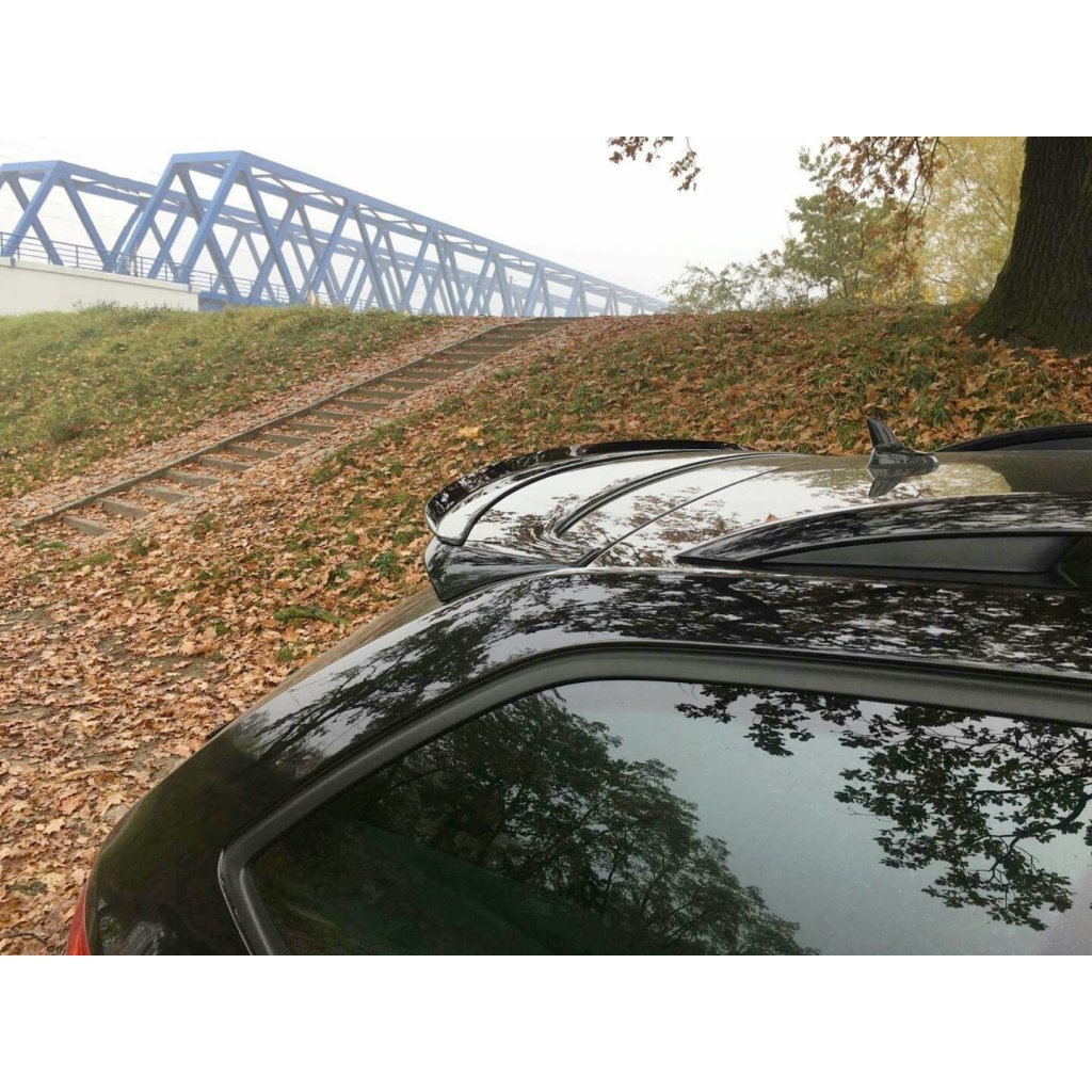 Maxton Design prodloužení spoileru pro Škoda Octavia RS Mk3, černý lesklý plast ABS, Combi