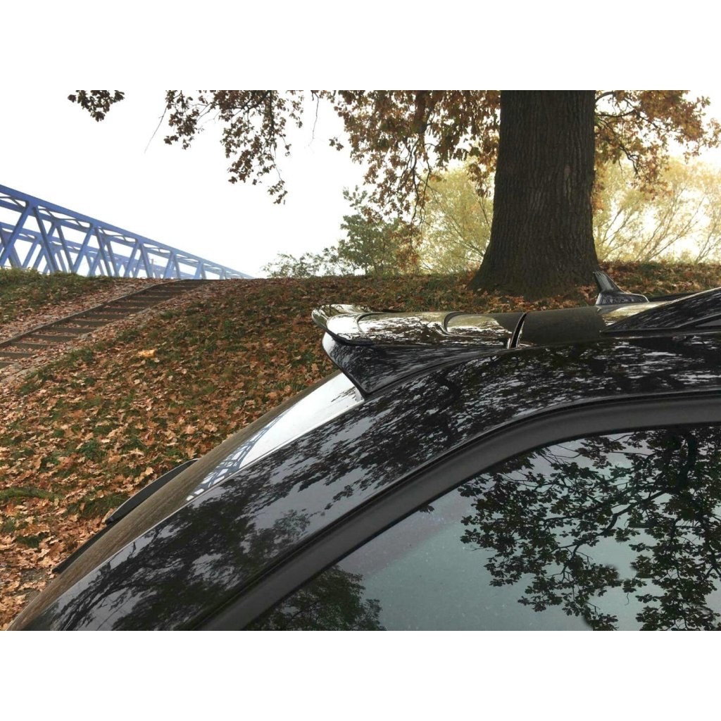 Maxton Design prodloužení spoileru pro Škoda Octavia RS Mk3, černý lesklý plast ABS, Combi
