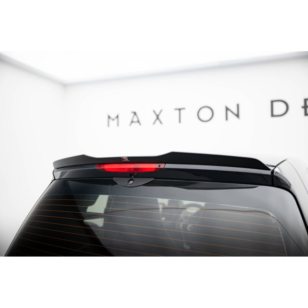 Maxton Design prodloužení spoileru pro Smart Fortwo C451 Facelift, černý lesklý plast ABS, Brabus