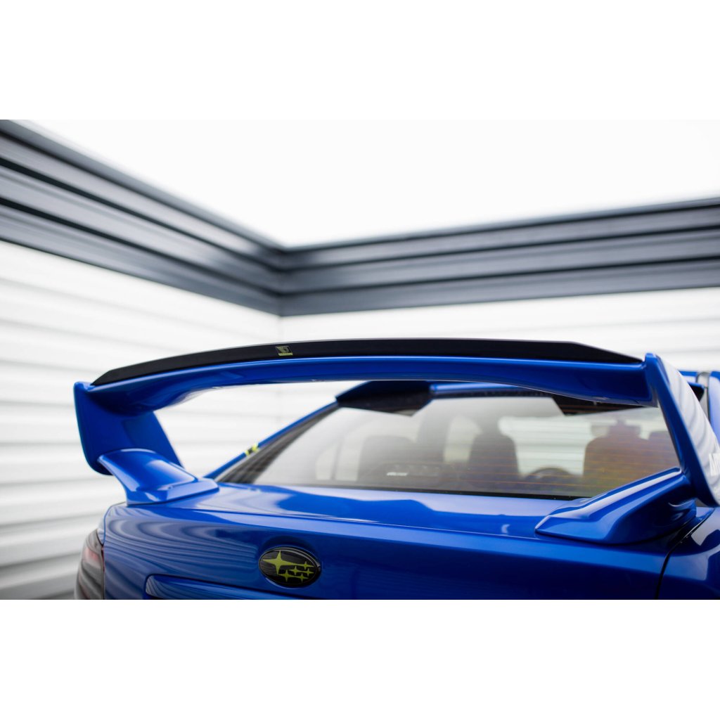 Maxton Design prodloužení spoileru pro Subaru Impreza Mk4, černý lesklý plast ABS