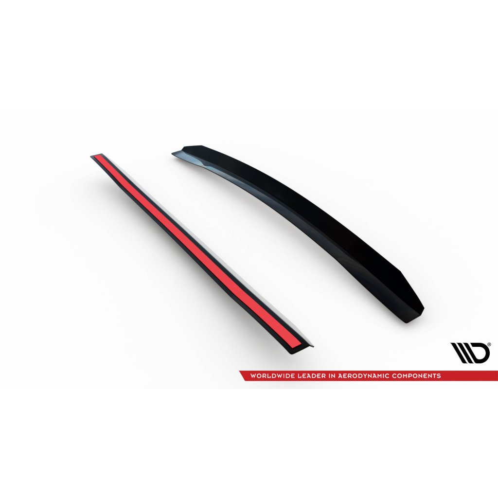 Maxton Design prodloužení spoileru pro Subaru Impreza Mk4, černý lesklý plast ABS