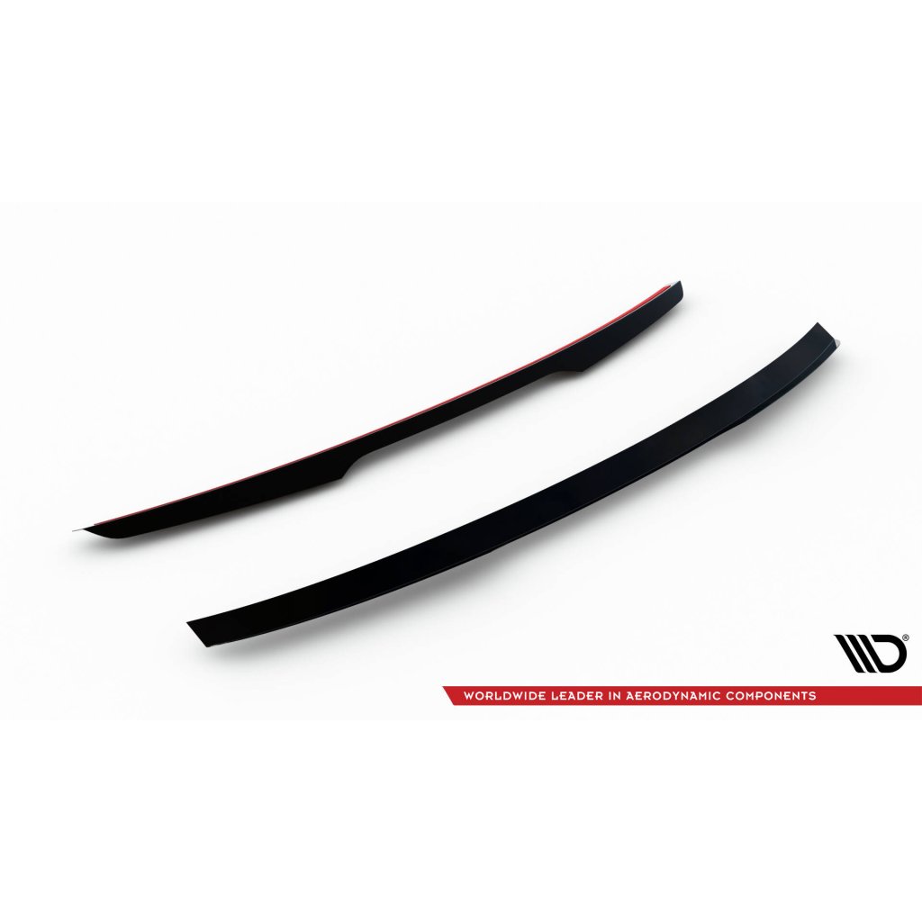 Maxton Design prodloužení spoileru pro Toyota Sienna Mk4, černý lesklý plast ABS