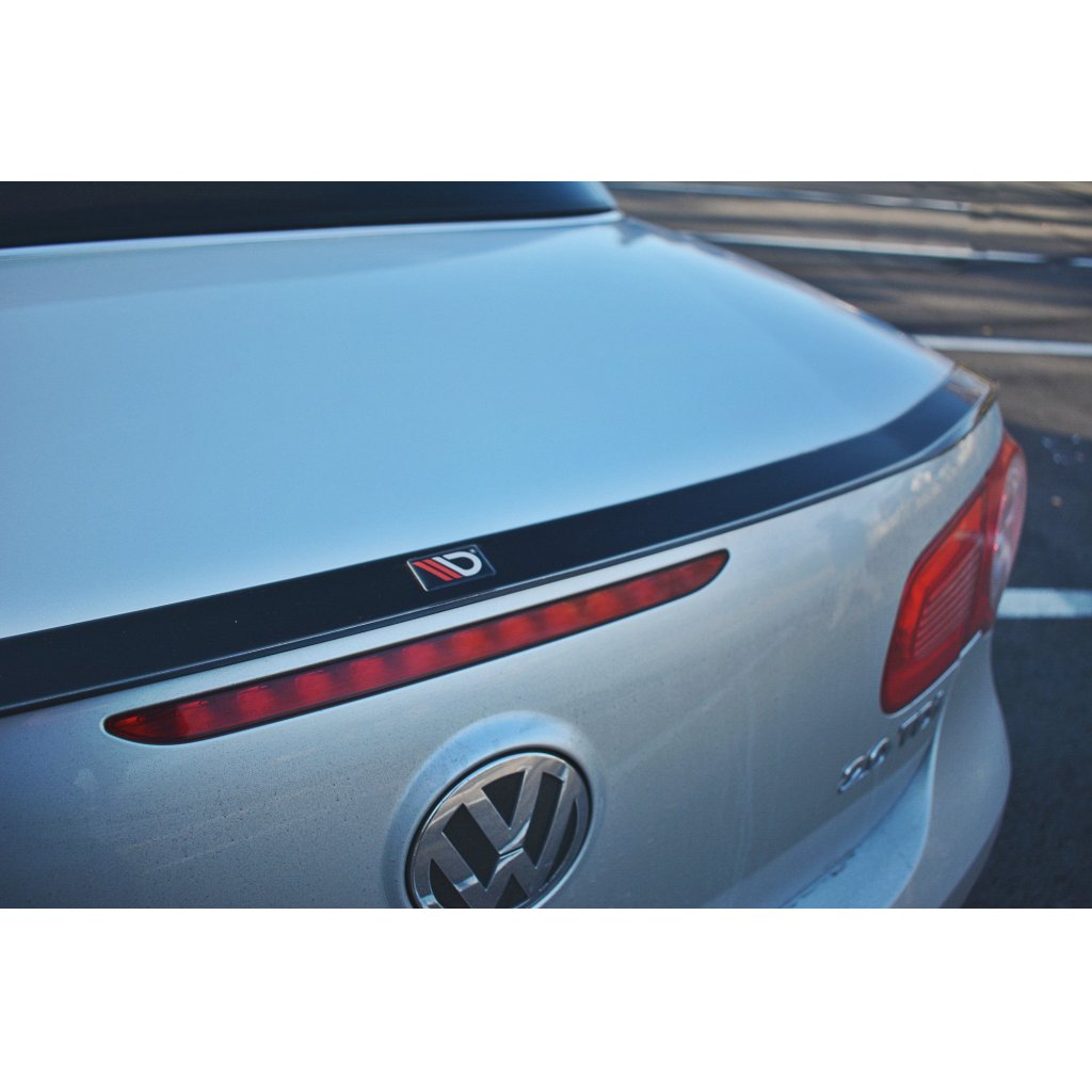 Maxton Design prodloužení spoileru pro Volkswagen Eos Mk1, černý lesklý plast ABS