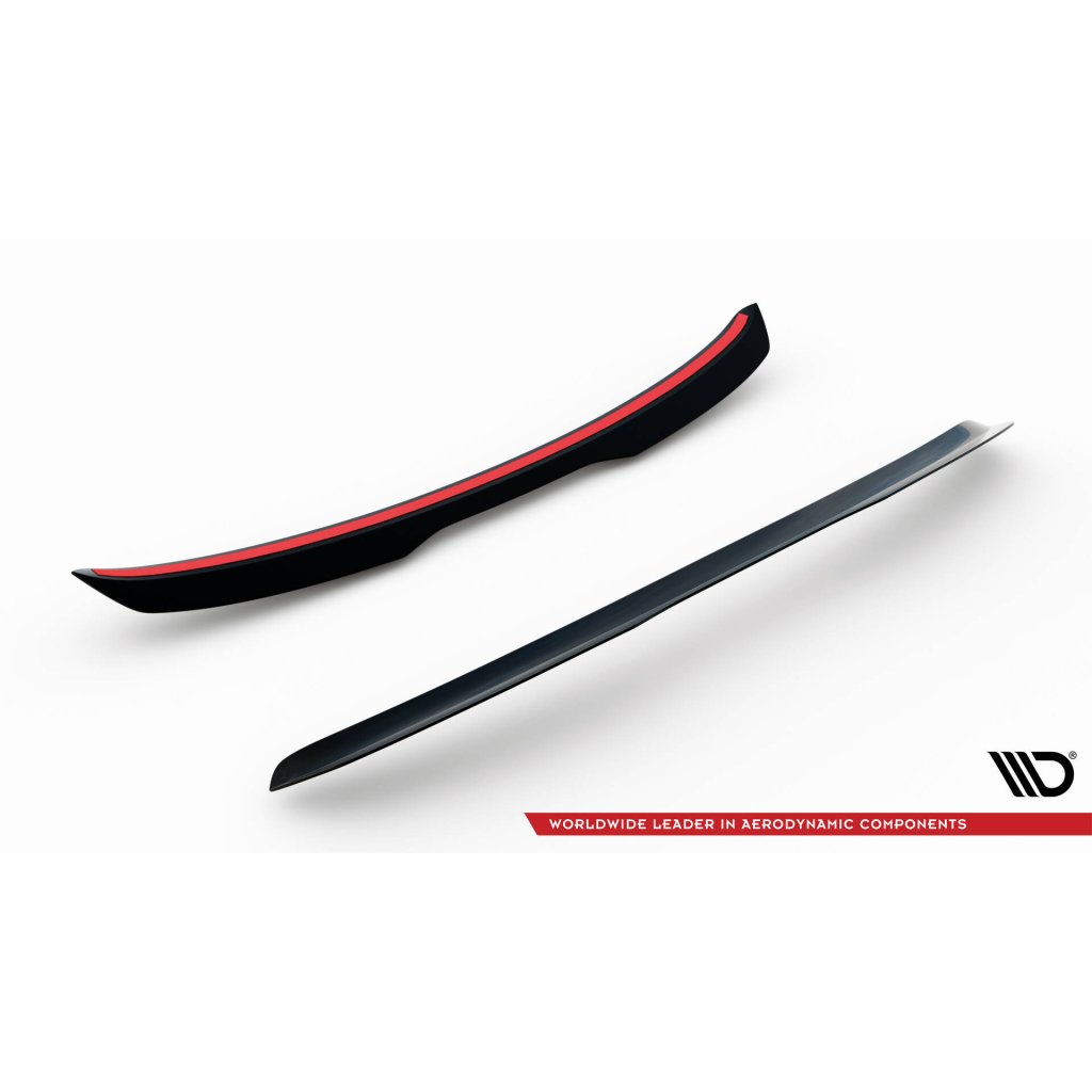 Maxton Design prodloužení spoileru pro Volkswagen Golf GTI Mk6, černý lesklý plast ABS