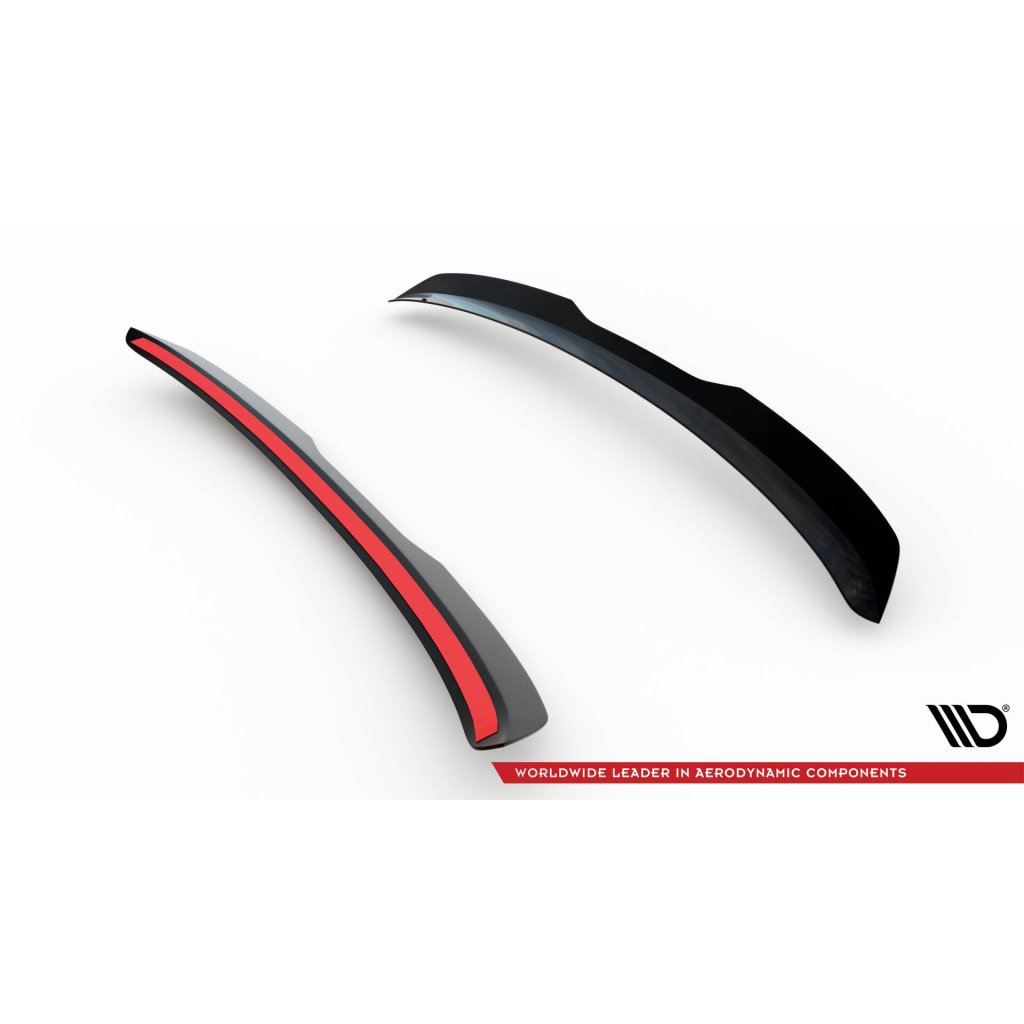 Maxton Design prodloužení spoileru pro Volkswagen Golf GTI Mk6, černý lesklý plast ABS