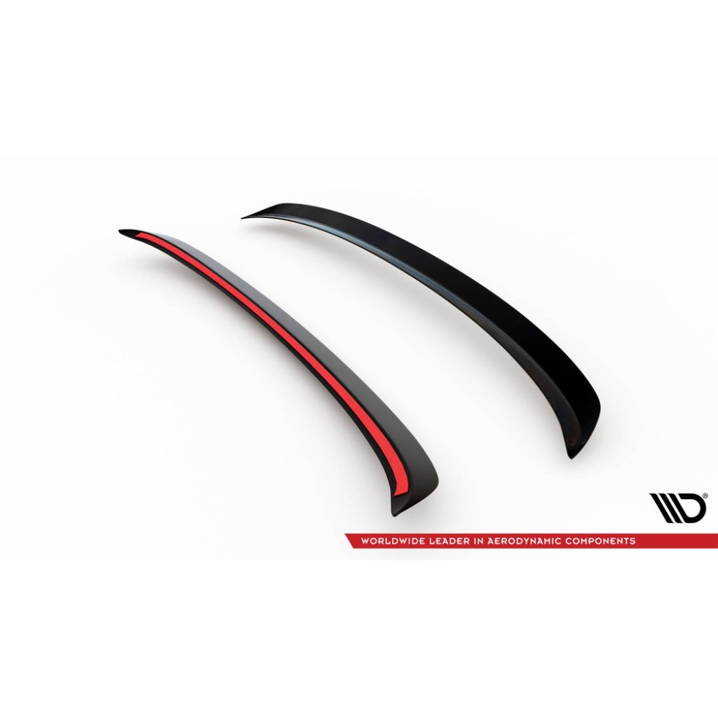 Maxton Design prodloužení spoileru pro Volkswagen Passat Mk7 (B7), černý lesklý plast ABS, Variant