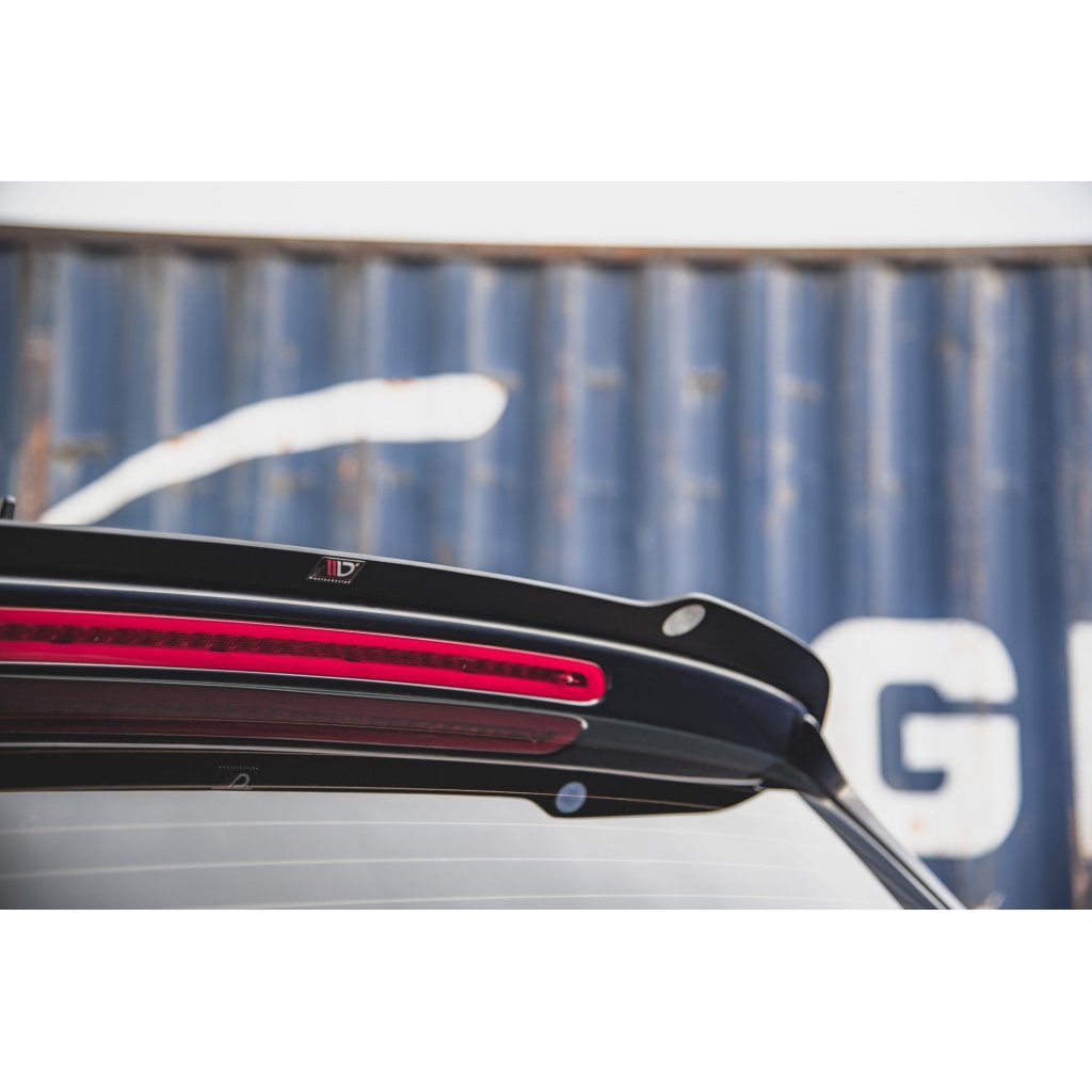 Maxton Design prodloužení spoileru pro Volkswagen Passat Mk8 (B8), černý lesklý plast ABS