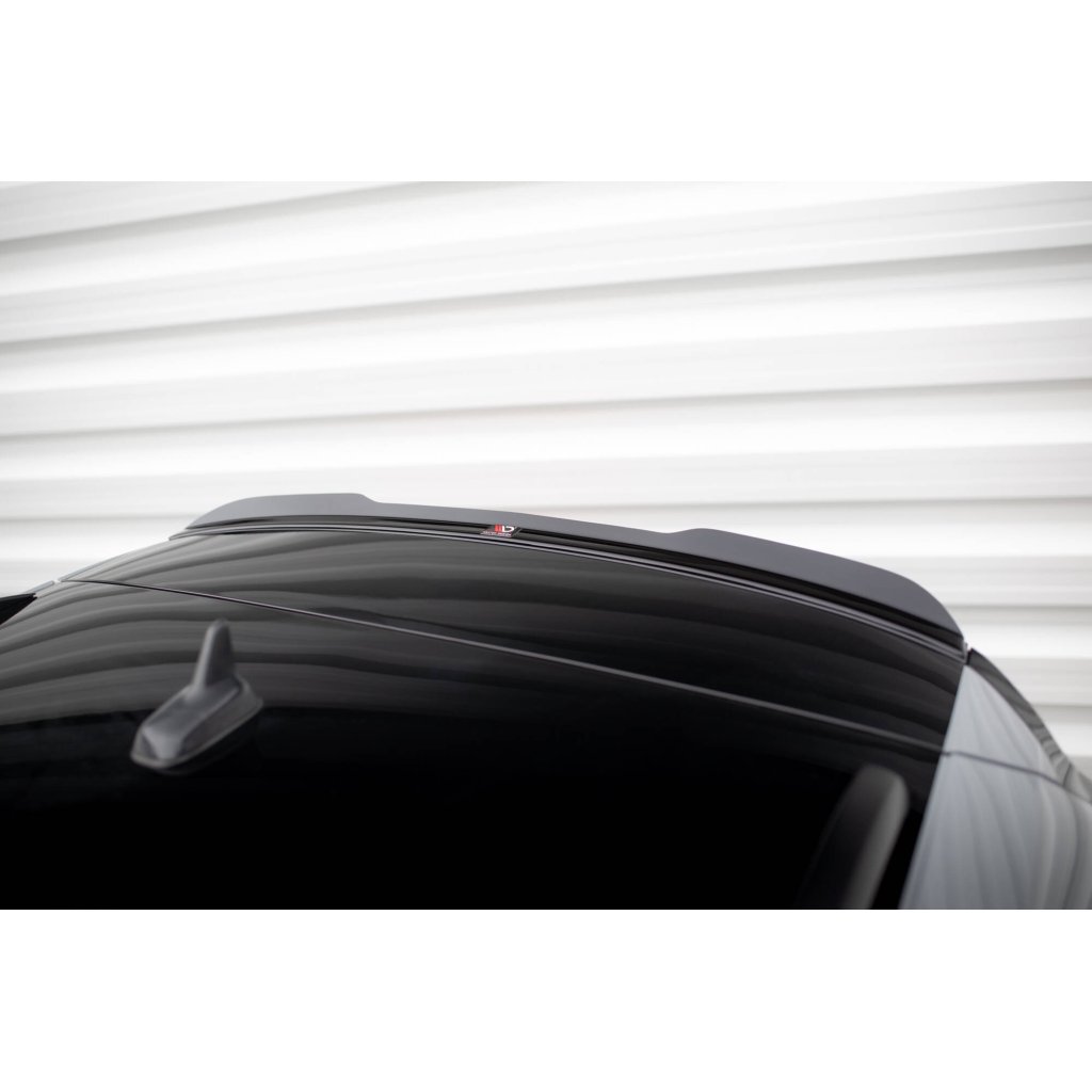 Maxton Design prodloužení spoileru pro Volkswagen Passat Mk8 (B8), černý lesklý plast ABS, R-Line